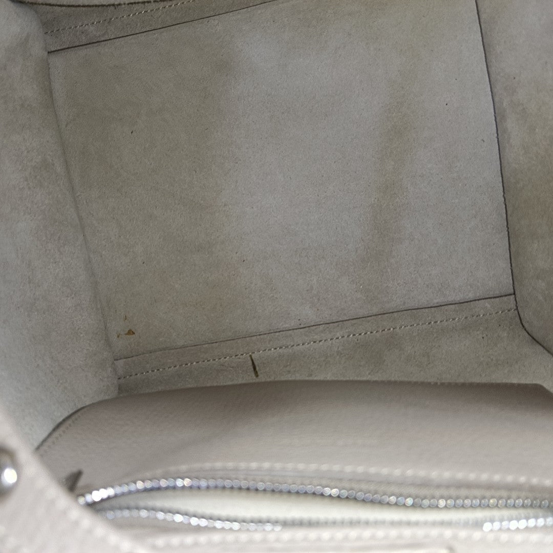Authenticated pre-owned  BIG BAG Small Calfskin Gray - Tote Bag at Looply