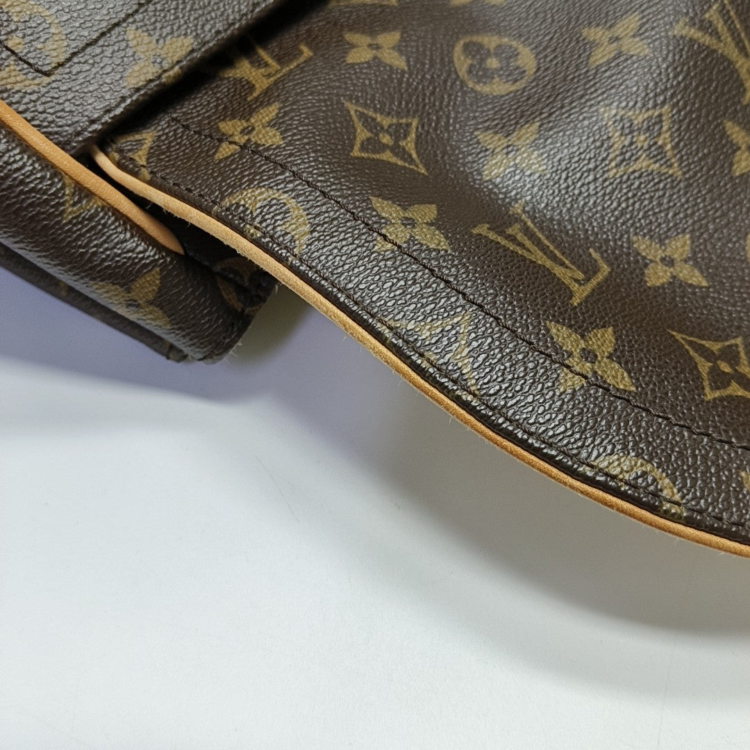 BEVERLY GM Monogram Coated Canvas Brown