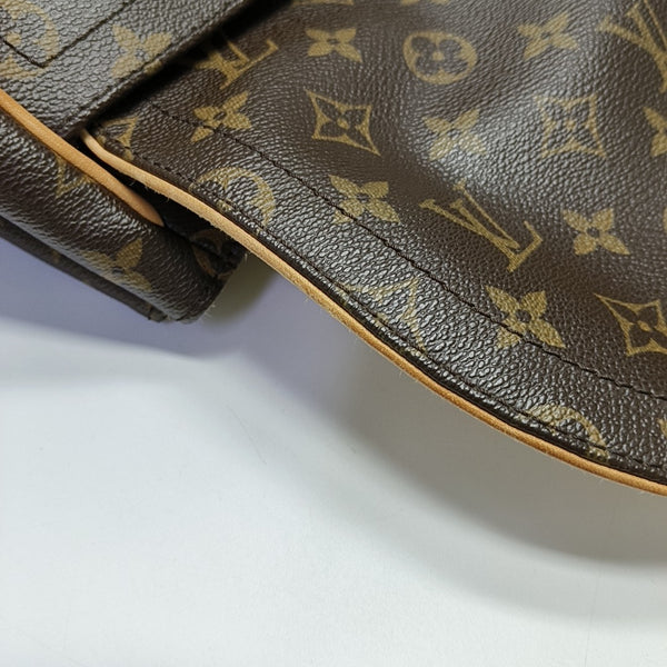 BEVERLY GM Monogram Coated Canvas Brown