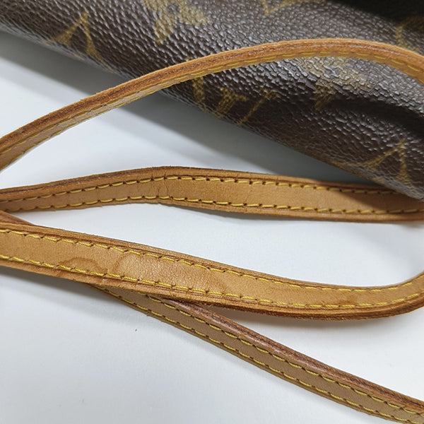 TWIN PM Monogram Coated Canvas Brown