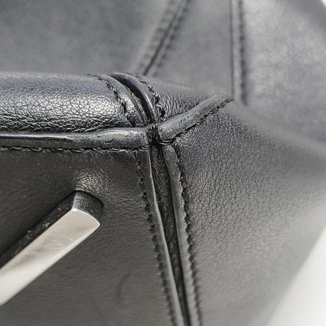 Puzzle Medium Calfskin Black