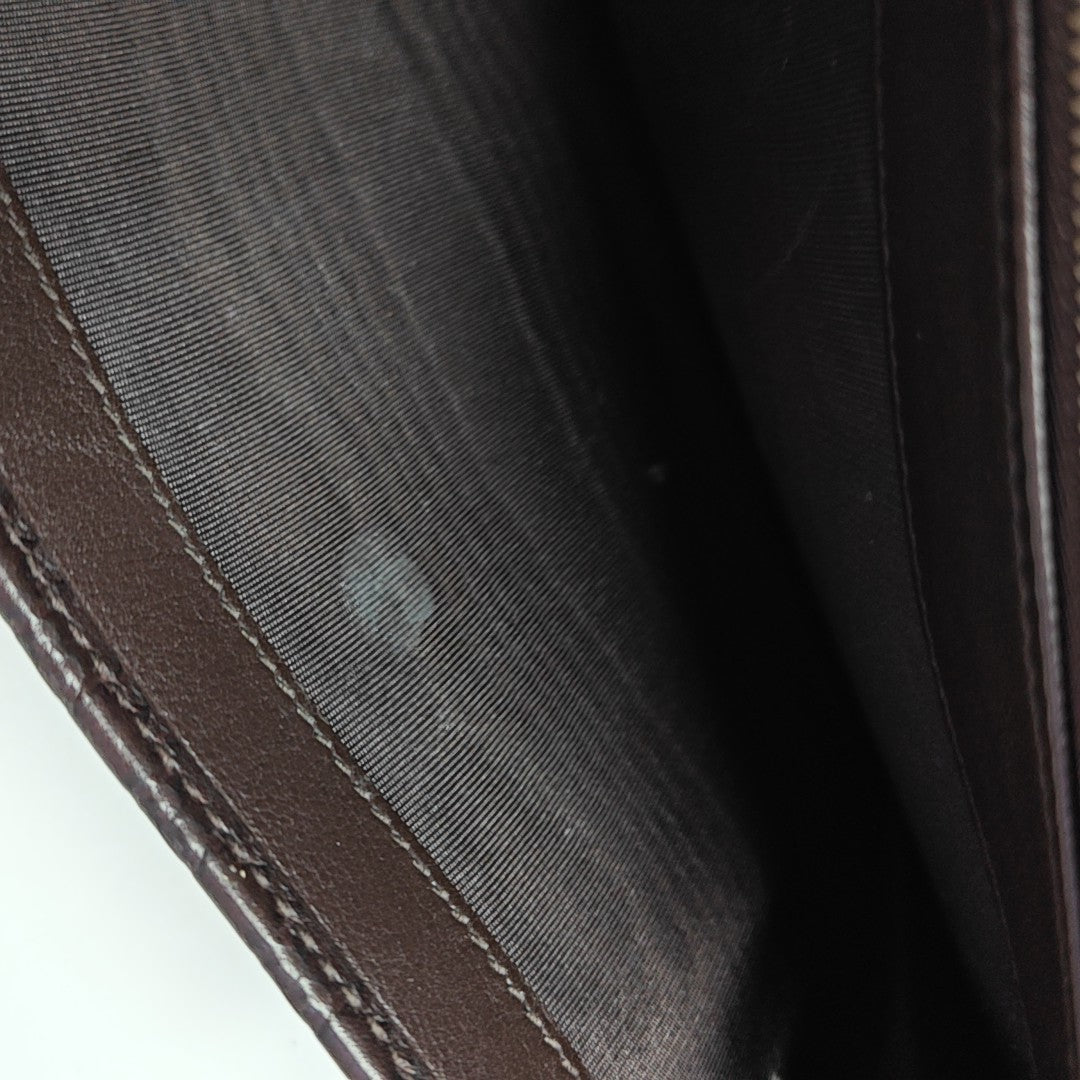 Ligne Shima Monogram Calfskin Brown