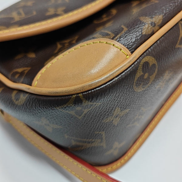 DIANE Monogram Coated Canvas Brown