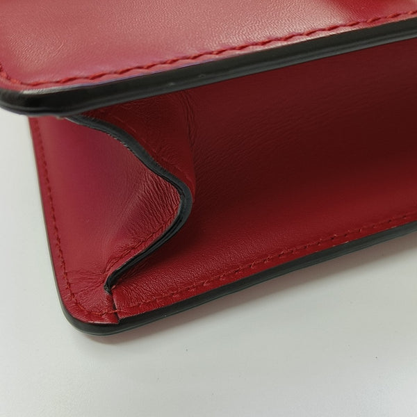 Sylvie Mini Calfskin Red