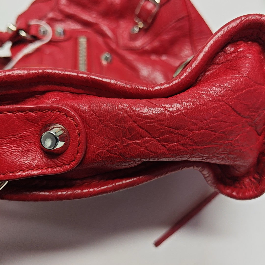 Classic City Mini Lambskin Red