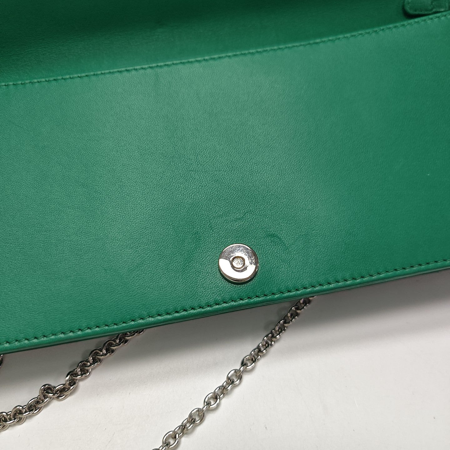 Lady Dior Medium Quilted Lambskin Green