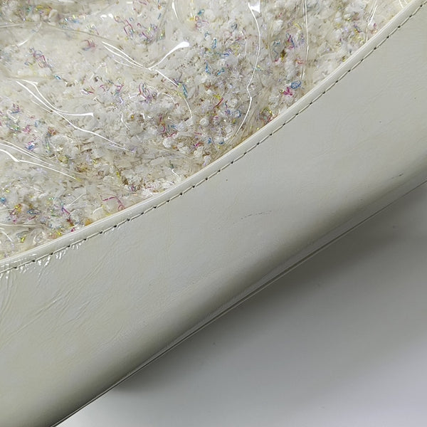 GABRIELLE Small Special Material White