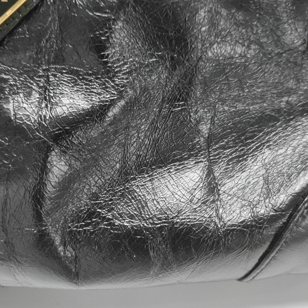 Bonnie Medium Patent Leather Black