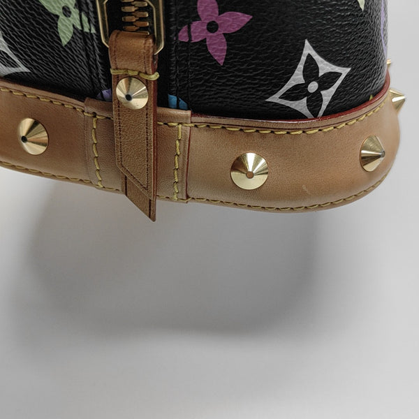 ALMA PM Monogram Coated Canvas Black