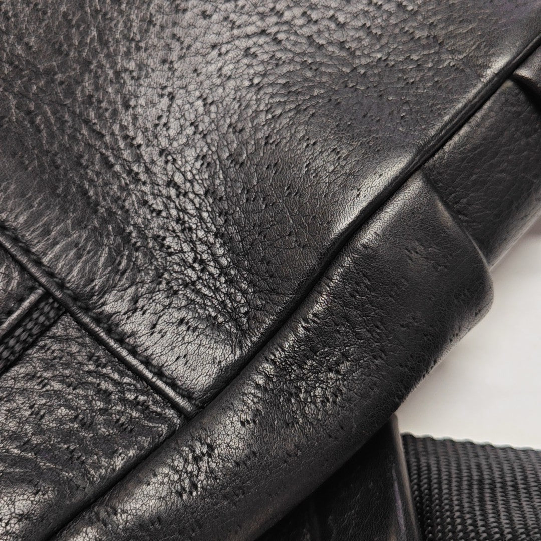 Calfskin Shoulder Bag Black