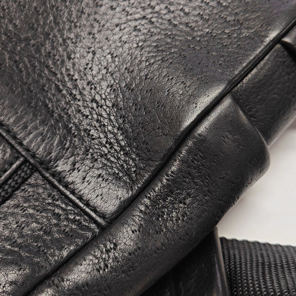 Calfskin Shoulder Bag Black