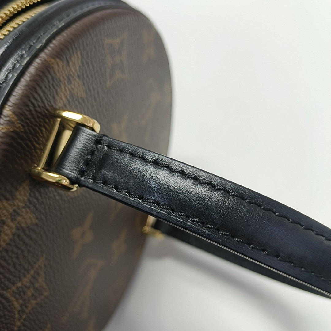 CANNES PM Monogram Coated Canvas Brown