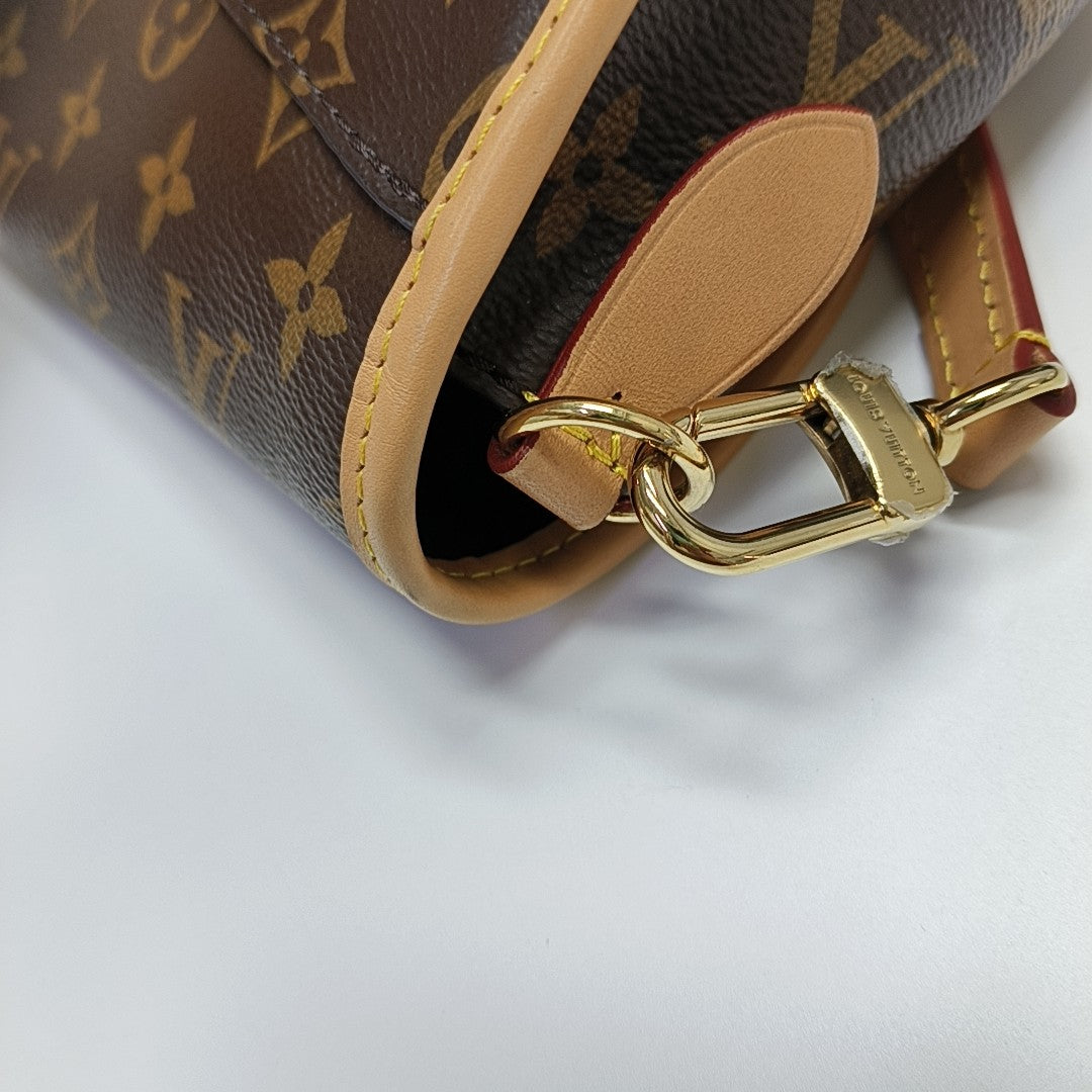 DIANE Monogram Coated Canvas Brown