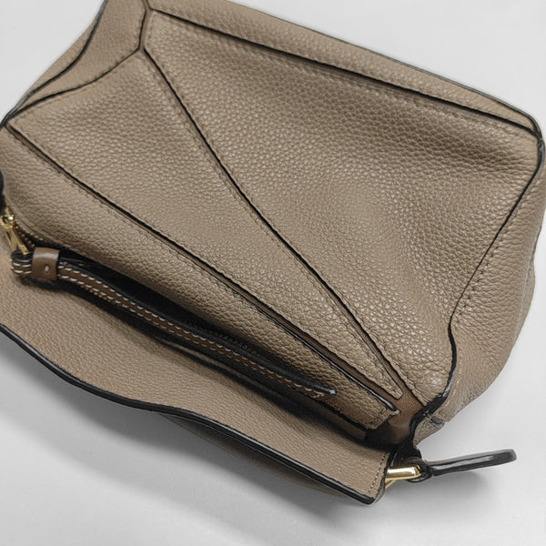 Puzzle Mini Calfskin Gray