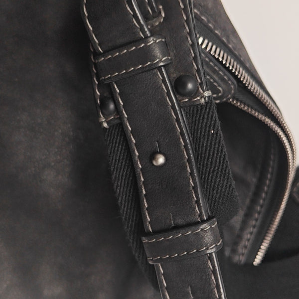 Calfskin Shoulder Bag Black