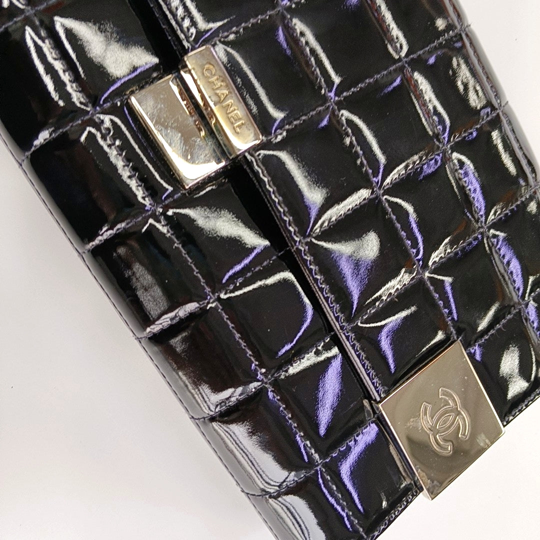 CHOCOLATE BAR Patent Leather Black