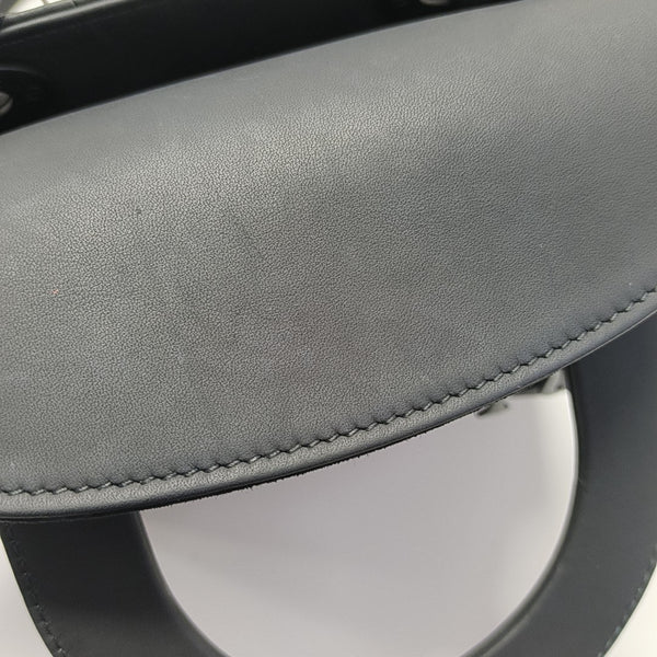 Lady Dior Mini Cannage Calfskin Black