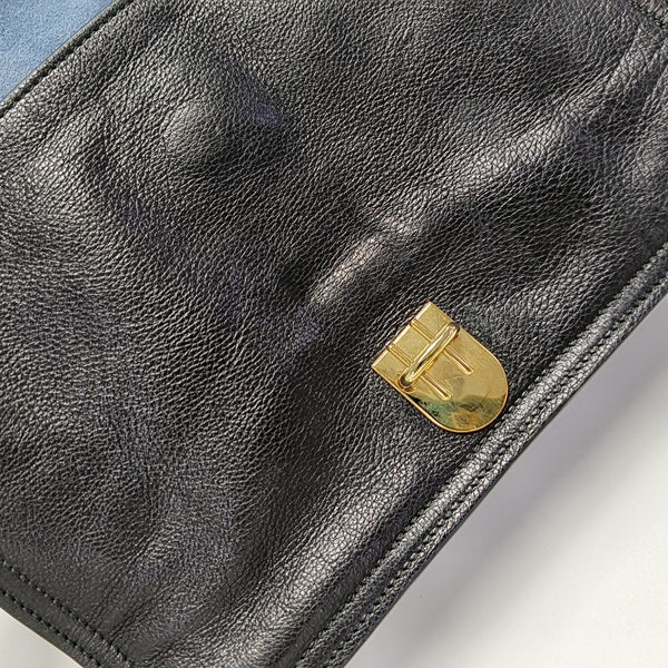 Etiquette Calfskin Black