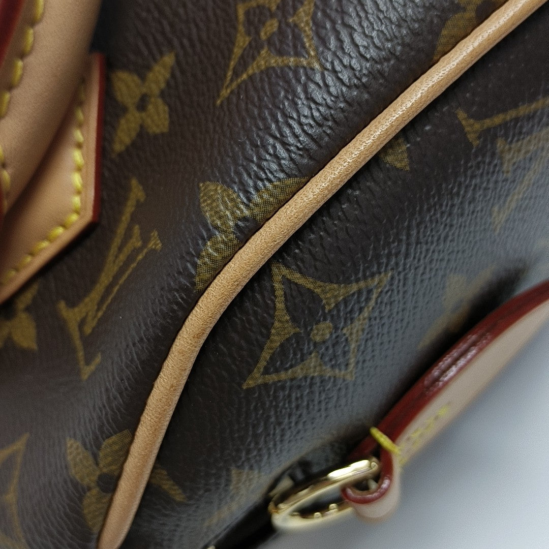 SPEEDY 20 Monogram Coated Canvas Brown