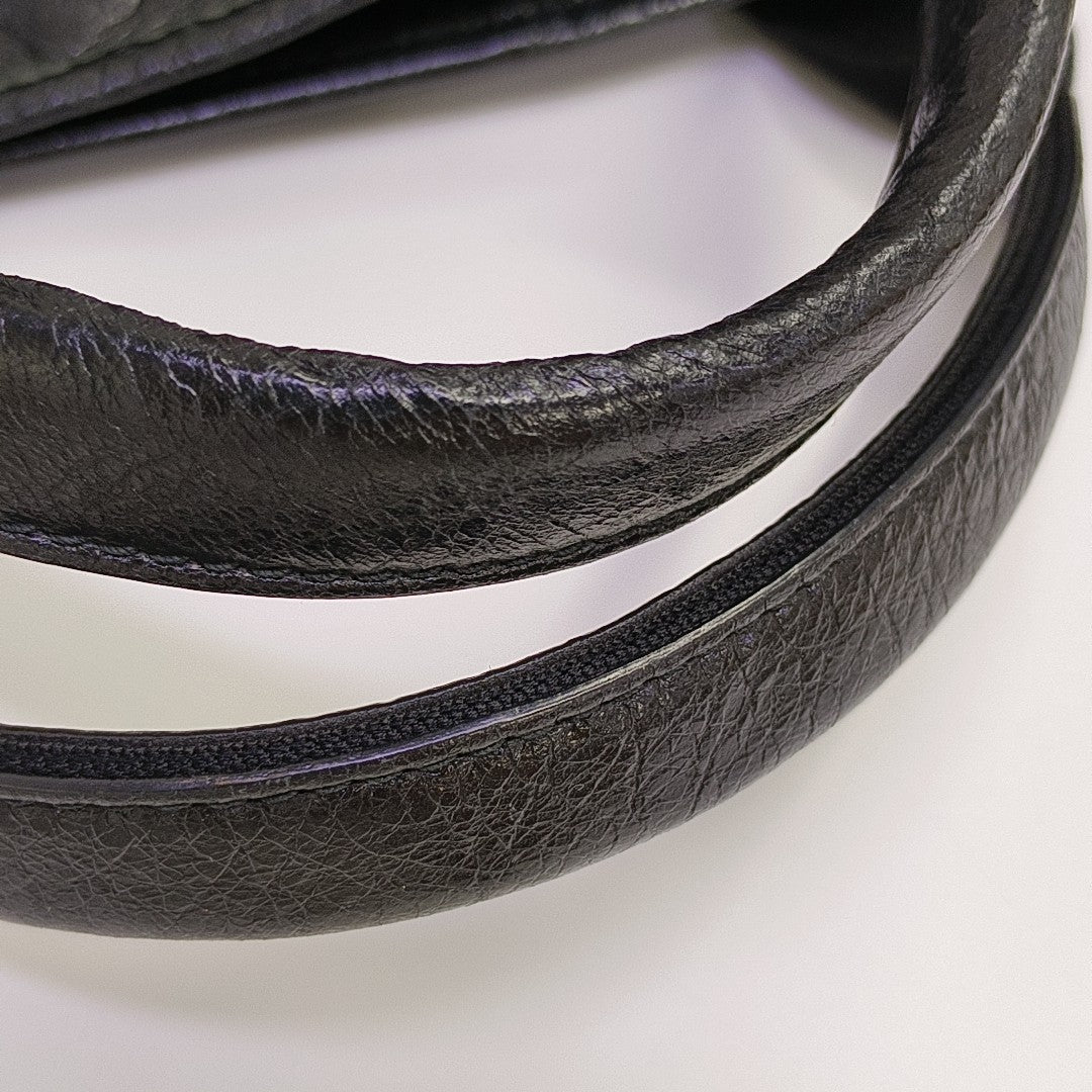 Navy Mini Calfskin Black