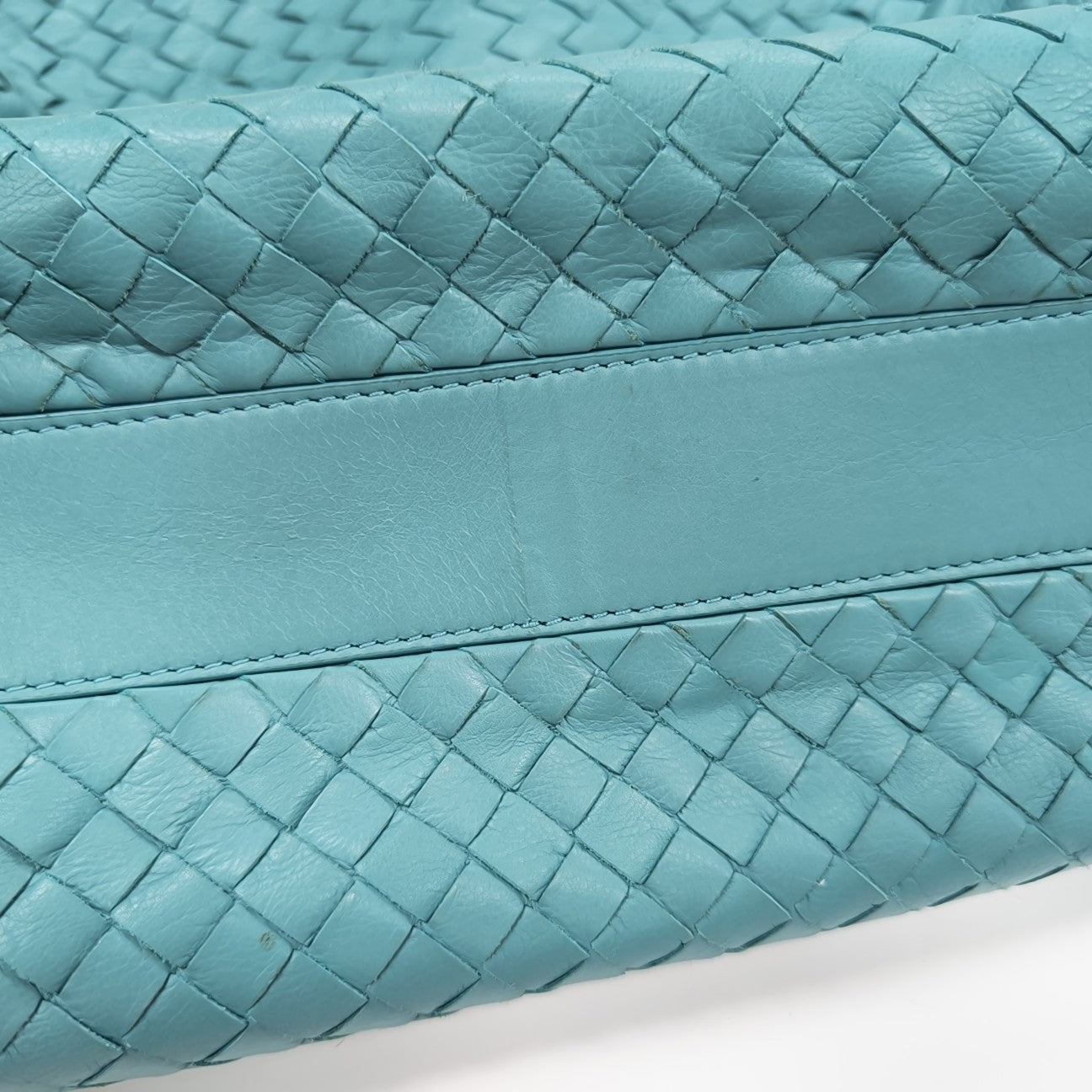 Calfskin Shoulder Bag Blue
