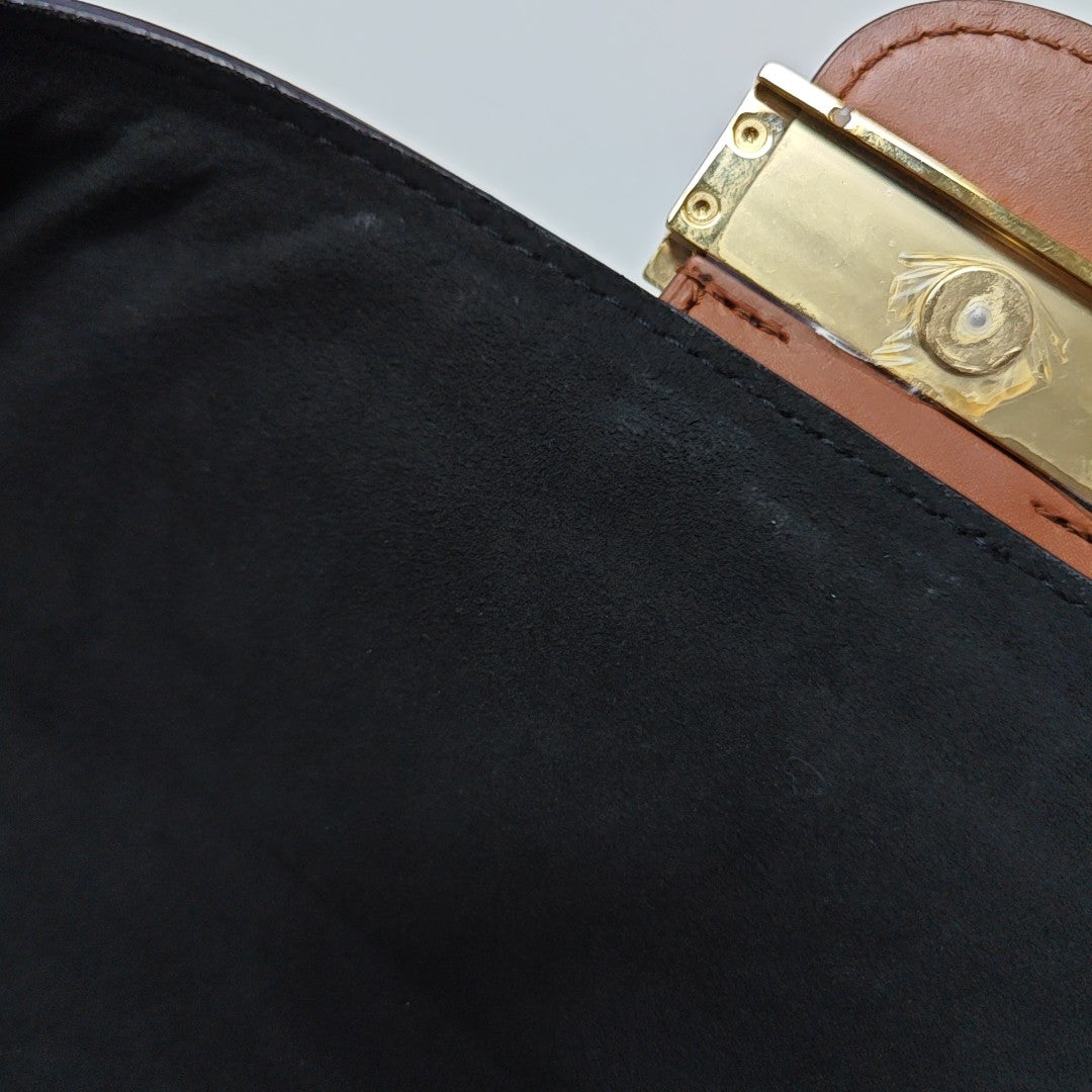 DAUPHINE MM Monogram Coated Canvas Brown