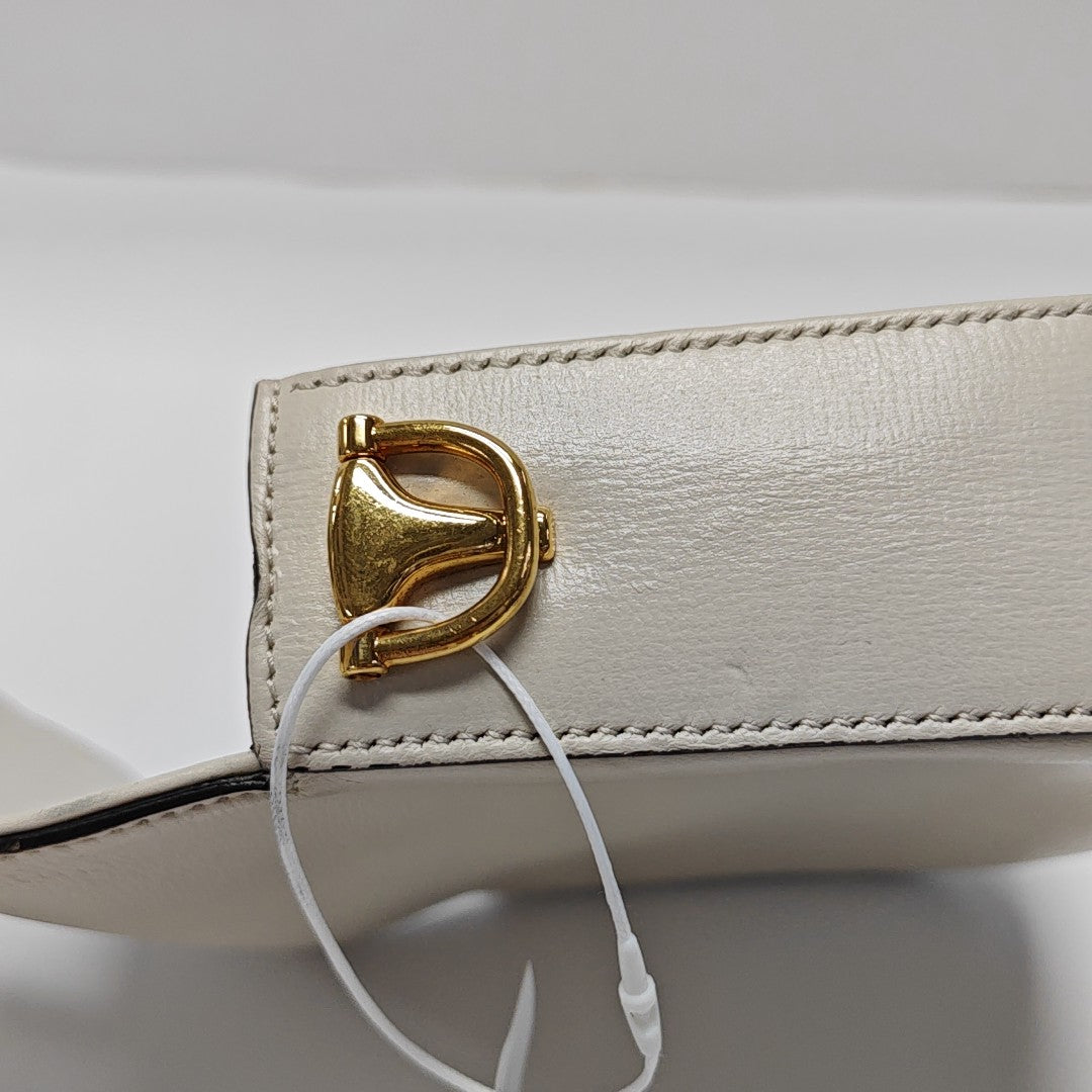 Horsebit 1955 Mini Calfskin White