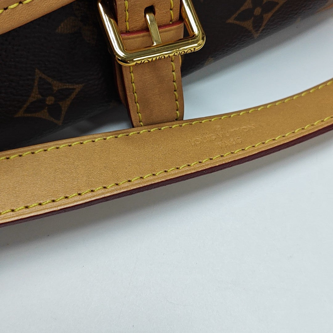 DIANE Monogram Coated Canvas Brown