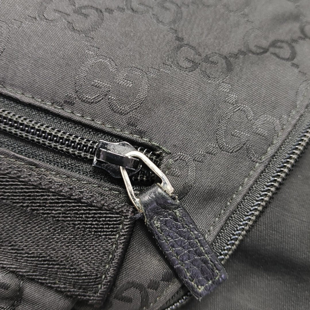 Monogram Canvas Backpack Black