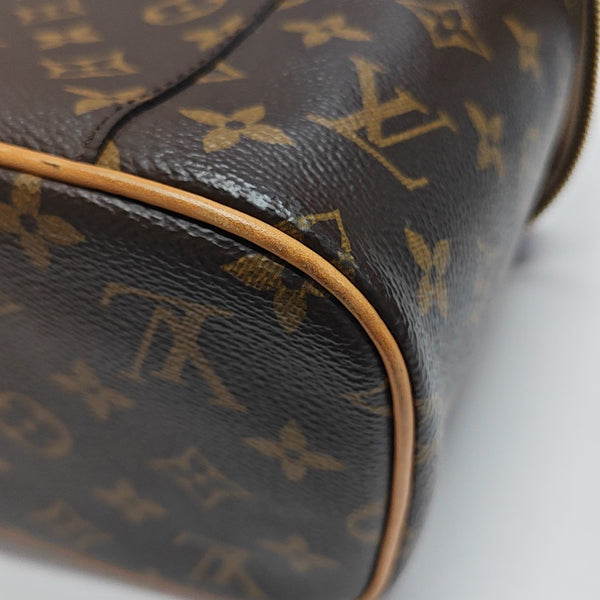 NICE BB Monogram Coated Canvas Brown