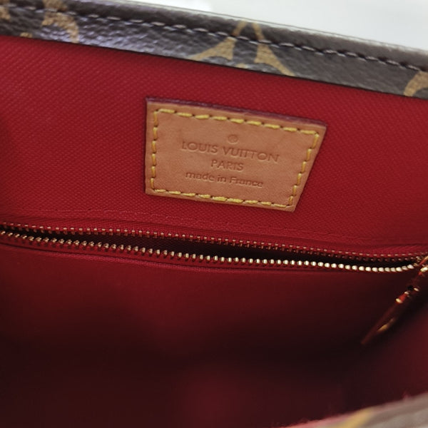 SAC PLAT BB Monogram Coated Canvas Brown