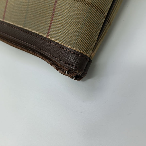 Canvas Clutch Green