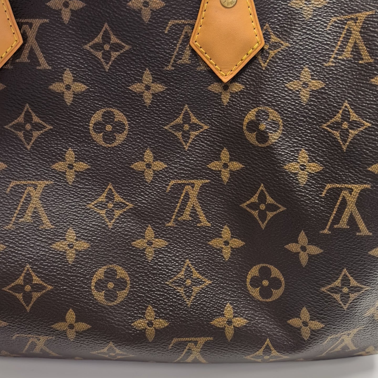 SPEEDY 30 Monogram Coated Canvas Brown