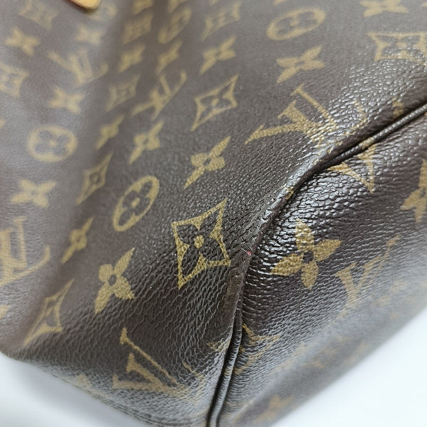NEVERFULL MM Monogram Coated Canvas Brown