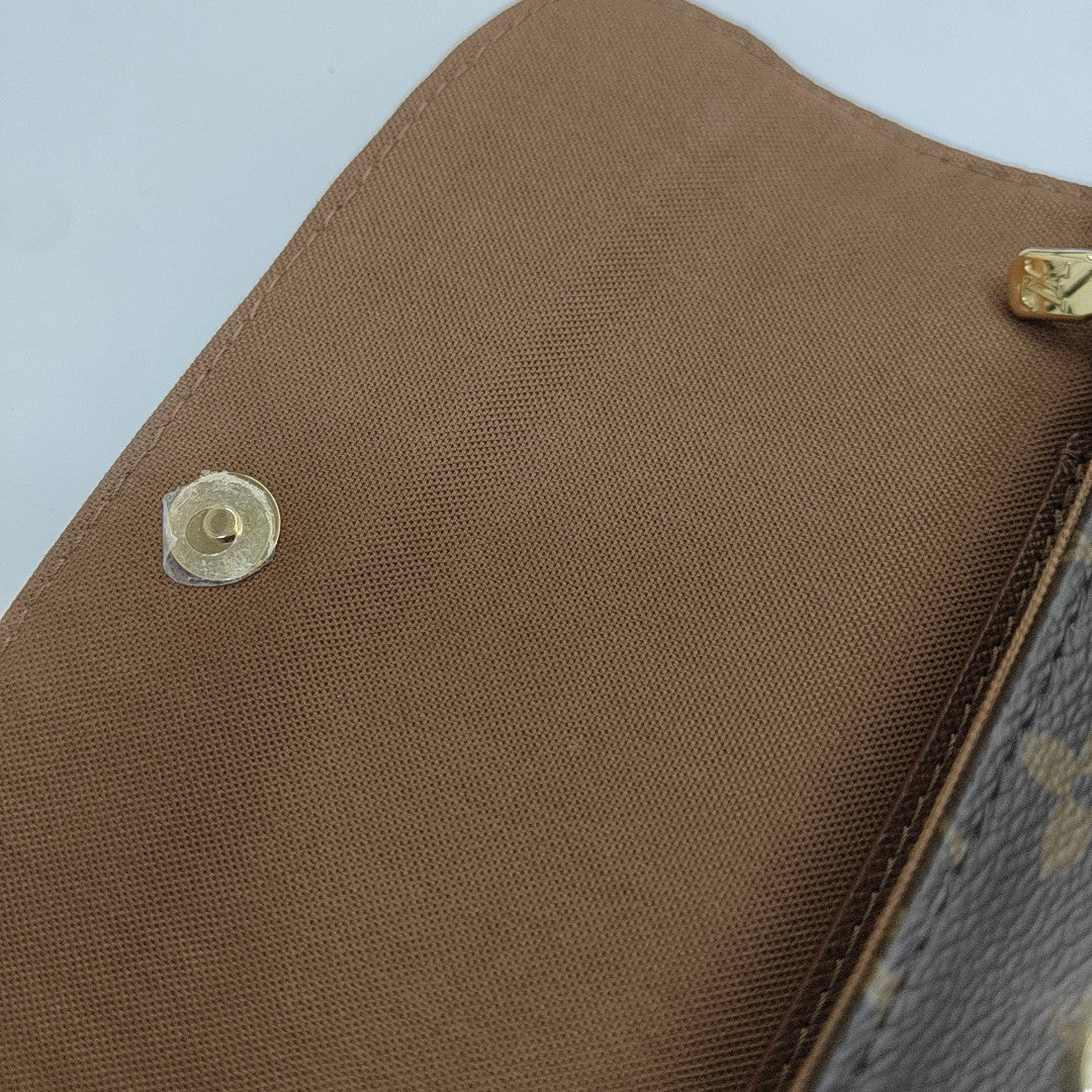 IVY Monogram Coated Canvas Brown