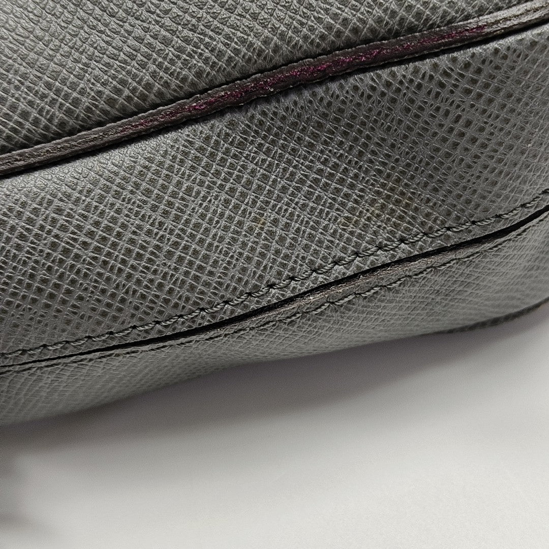 Calfskin Top Handle Bag Gray