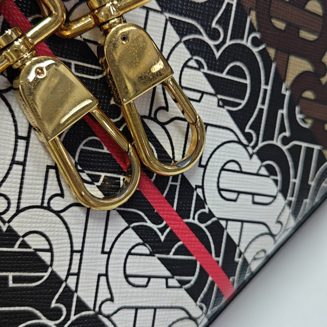 Crossbody Bag Coated Canvas Multicolor