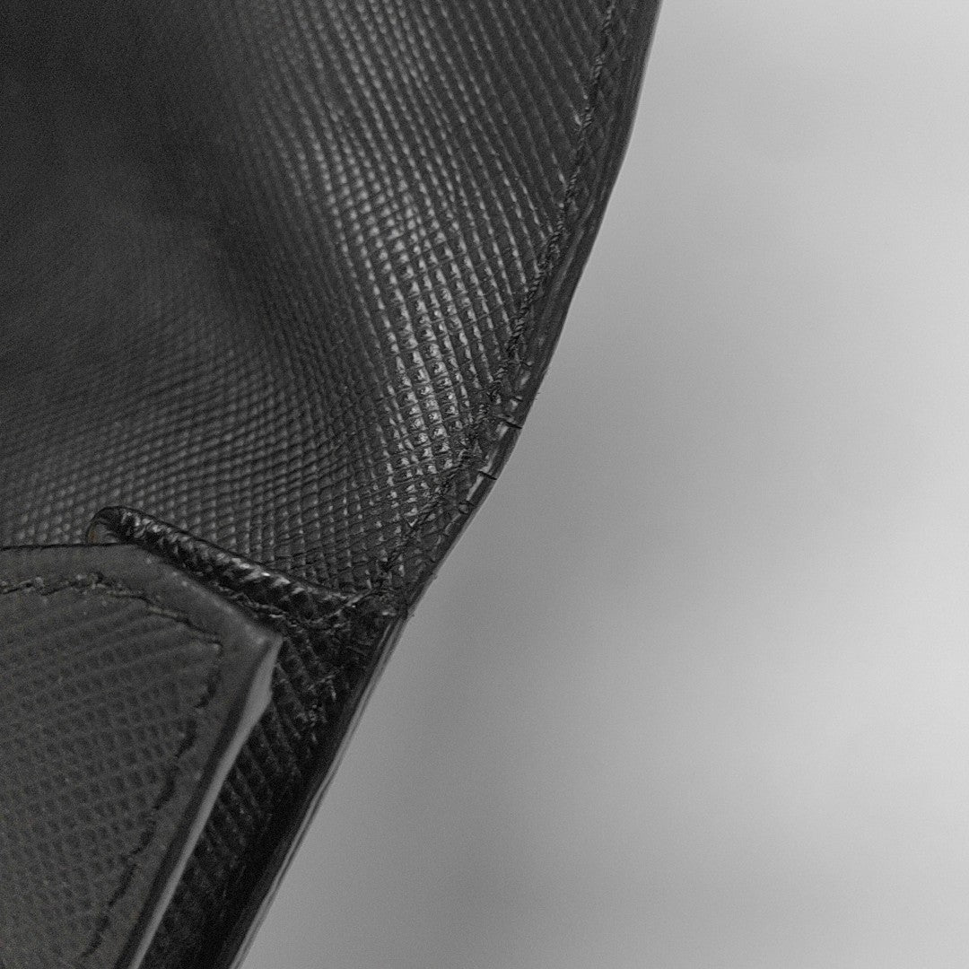 Saffiano Calfskin Wallet Black