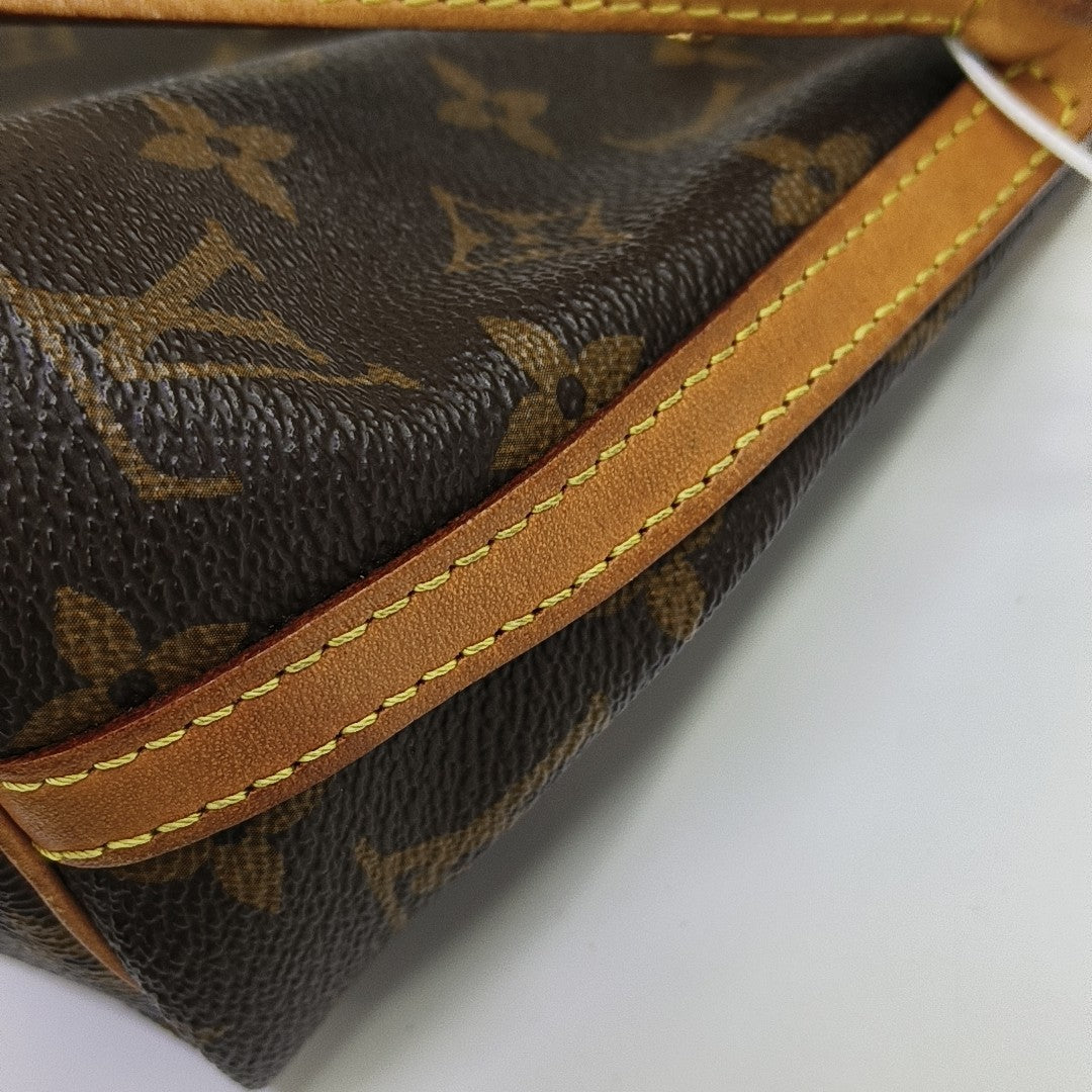 NÉONOÉ Nano Monogram Coated Canvas Brown