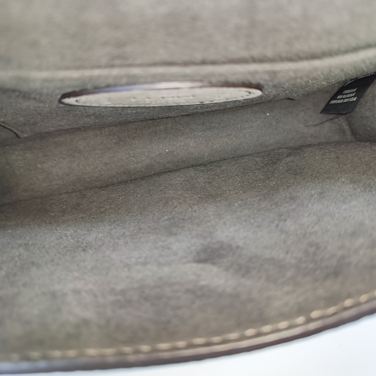 Calfskin Shoulder Bag Gray