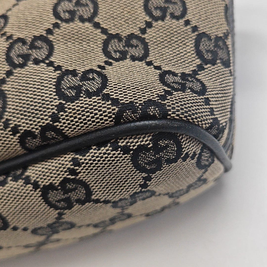 Monogram Canvas Top Handle Bag Brown