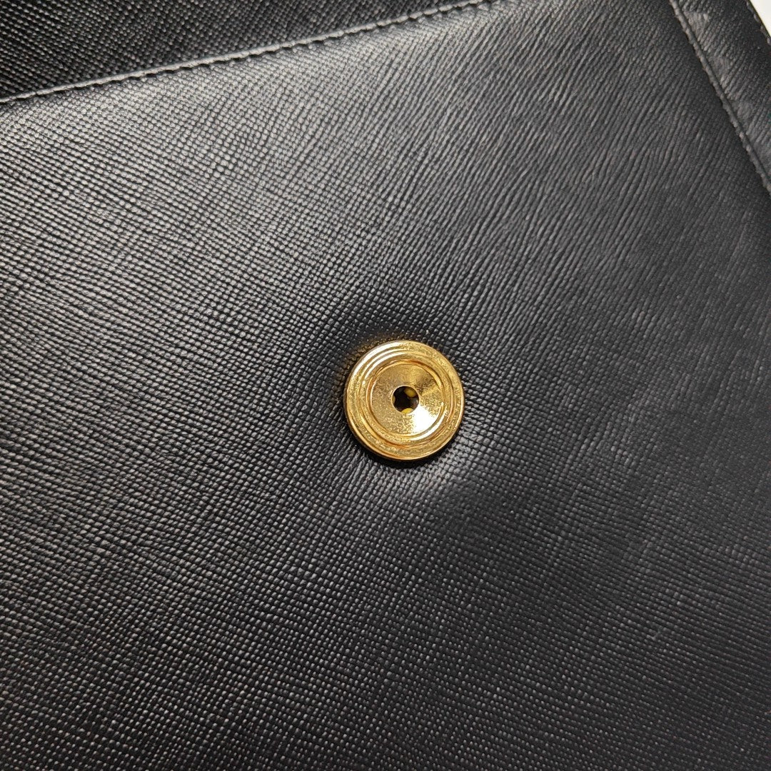 Calfskin Crossbody Bag Black