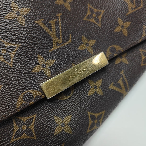 FAVORITE PM Monogram Coated Canvas Brown