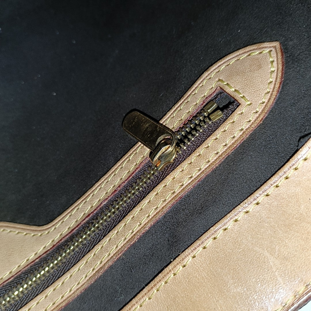 WILSHIRE PM Monogram Coated Canvas Brown