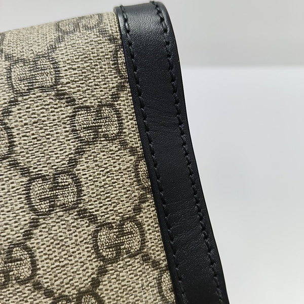 Padlock Small Monogram Coated Canvas Beige