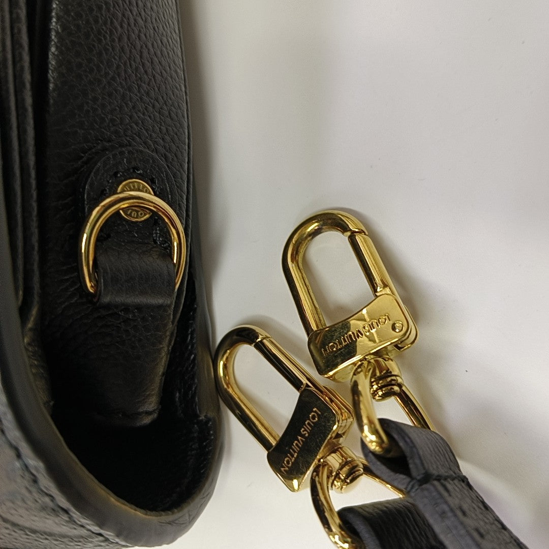 MÉTIS MM Monogram Calfskin Black