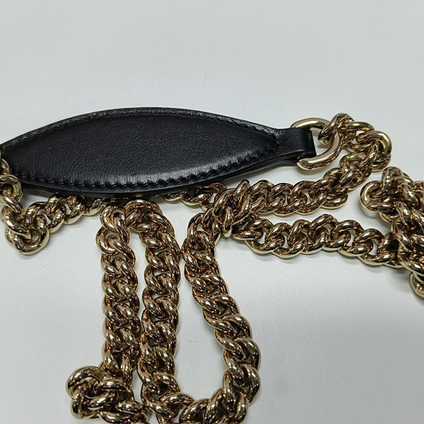Emily Chain Calfskin Black