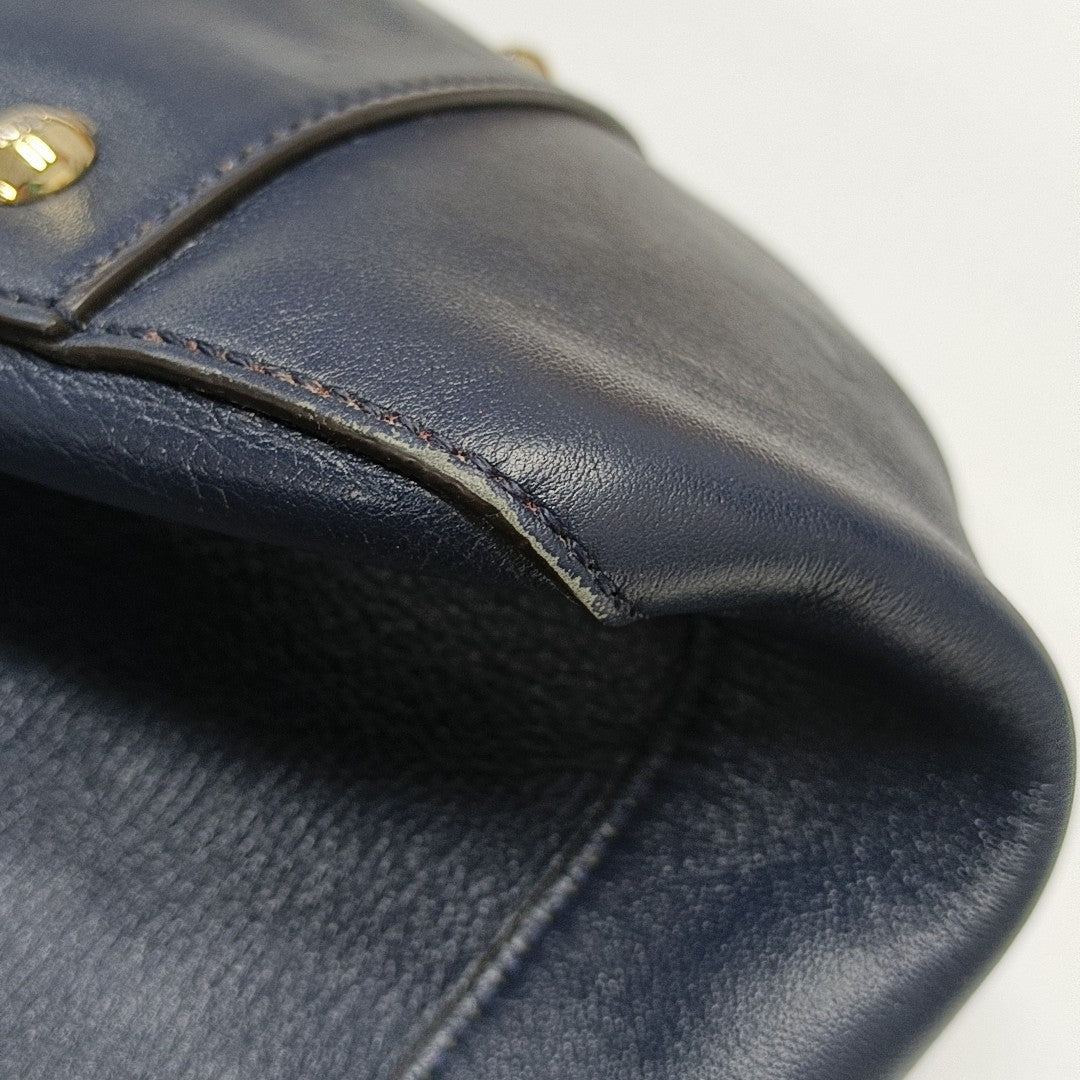 FF Tote Medium Calfskin Blue