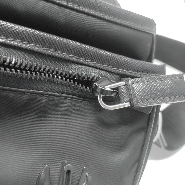 Nylon Shoulder Bag Black
