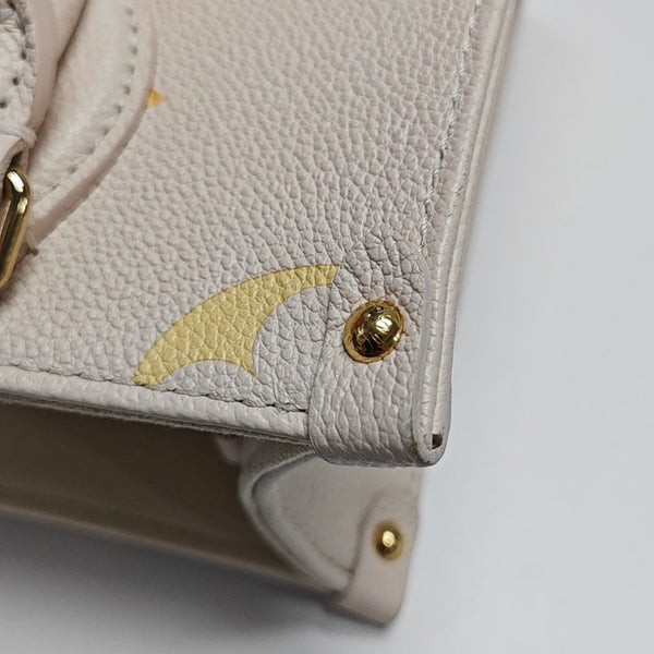 ONTHEGO PM Monogram Calfskin Beige